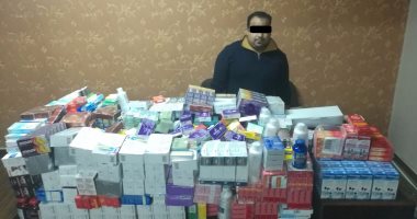 القبض على شاب جمع 3200 علبة دواء لبيعها فى السوق السوداء