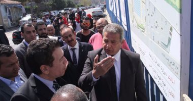 بالصور.. وزير الرياضة فى جولة تفقدية بمركز التنمية الرياضية