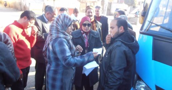 رئيس مدينة الحامول بكفر الشيخ تنظم قافلة طبية وتترأس حملة على التوك توك