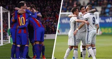 بالفيديو.. برشلونة يحافظ على صدارة الليجا وريال مدريد وصيفا.. البارسا يستعرض عضلاته بخماسية أمام سيلتا فيجو ويرسل إنذار شديد اللهجة لسان جيرمان.. الملكى يصعق إيبار برباعية.. وميسىى يتربع على عرش الهدافين