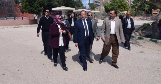 بالصور.. محافظ الإسكندرية يطلب تقريرا عن حدائق النزهة وأنطونيادس