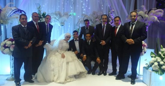 بالصور.. سكرتير الاتحاد الدولى لكرة القدم فى حفل زفاف ابن أحمد الشناوى