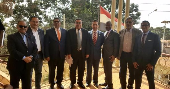 وفد جامعة الإسكندرية يعقد لقاء فى سفاره مصر بغينيا لبحث سبل التعاون 