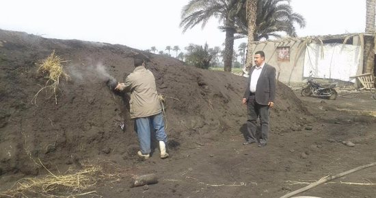 بالصور .. حملة إطفاء مكامير فحم بناحية اجهور و العمار بمركز طوخ