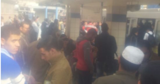 المترو: انتظام حركة الخط الثانى بعد توقف 7 دقائق لتعطل قطار  بسانت تريزا
