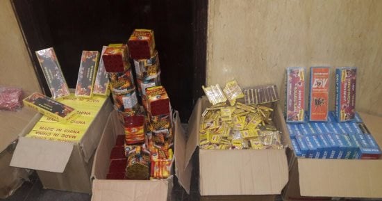 بالفيديو.. ضبط ألعاب نارية غير مصرح باستخدامها فى الإسكندرية