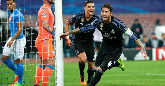 شاهد.. ريال مدريد يعبر نابولى بمجموع 6-2 فى دورى أبطال أوروبا