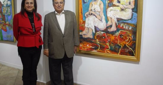 بالصور.. معرض إبراهيم الطنبولى يناقش تصورات الحياة المصرية التقليدية
