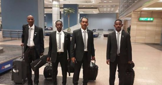 طاقم الحكام السودانى يصل الإسكندرية لإدارة مباراة سموحة وبطل كينيا
