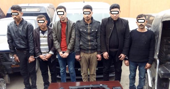 سقوط عصابة انتحال صفة ضباط شرطة وسرقة المواطنين فى الحدائق