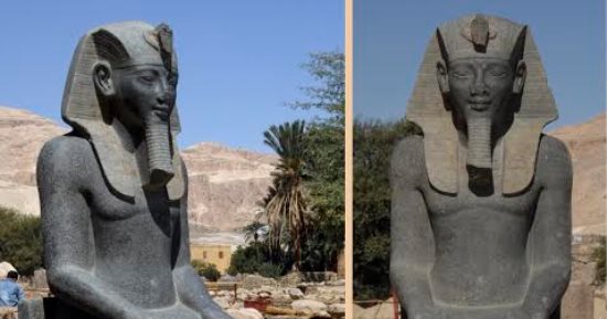 بالصور.. "الآثار" تعلن عن اكتشافات حديثة بمعبد الملك أمنحتب الثالث بالقرنة