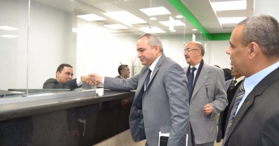 بالصور.. افتتاح أول مكتب بريد نموذجى بالسويس