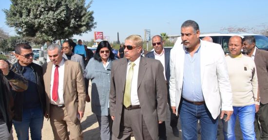 بالصور.. محافظ الإسماعيلية يتابع أعمال تشطيب نفق المشاة 