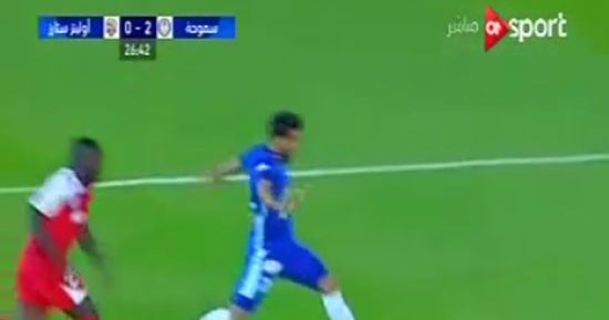 بالفيديو.. إسلام محارب يضيف هدف سموحة الثانى فى مرمى أوليانز الكينى