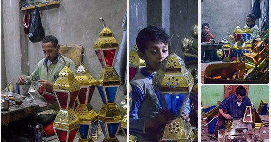 بالصور..صنايعية فانوس رمضان يواجهون خطر الاندثار..الدولار يهدد الصناعة وورش الصاج.. الحرفيون يواجهون ارتفاع أسعار الخامات المستوردة بتقليل الكميات ..خبراء: حماية الصناعة يتطلب تدخل الحكومة لخفض مستلزمات الإنتاج