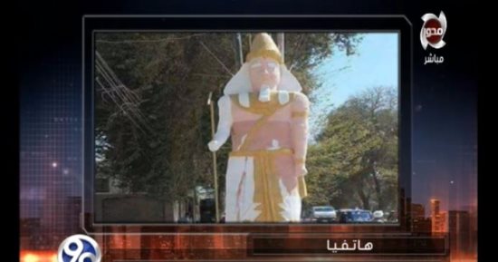 محافظ سوهاج منتقداً تمثال رمسيس المشوه: "دبة قتلت صاحبها"