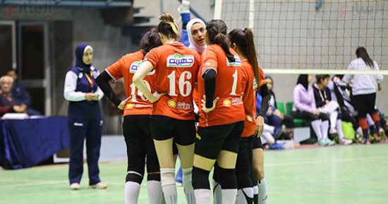 فوز الأهلى وخسارة الزمالك فى ربع نهائى كأس سيدات الطائرة