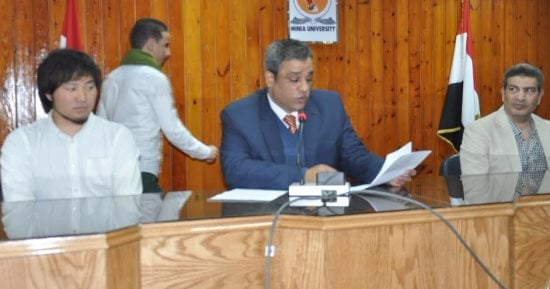 جامعة المنيا تبدأ فعاليات " الأسبوع البيئى الأول"  