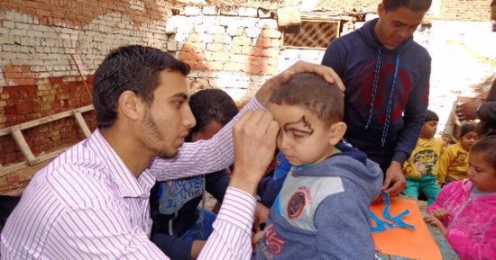 بالصور .. جامعة المنوفية تنظم قافلة فنية لأطفال "سبك الأحد" بأشمون