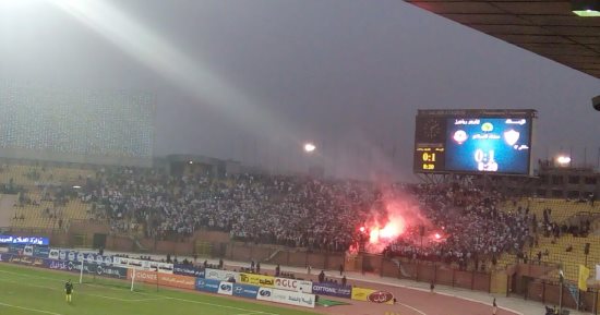 الزمالك يكشف عن تلفيات استاد السلام.. تكسير أسياخ الحديد