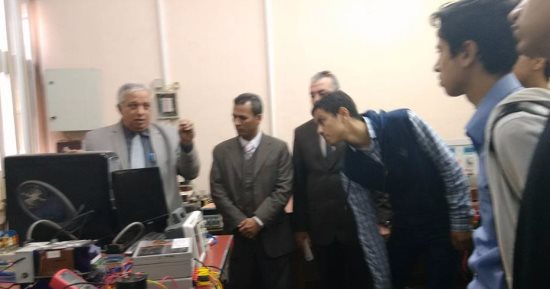 مدرسة المتفوقين بالمنوفية تنظم زيارة لكلية هندسة شبين الكوم