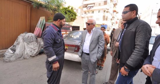 بالصور.. التحفظ على ورشة متنقلة لإصلاح السيارات بحى العرب فى بورسعيد