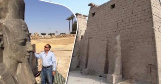 تفاصيل مشروع الملك رمسيس الثانى بالأقصر بعد إعلان وزير الآثار عنه بالمطرية.. مدير الآثار: نجرى ترميمات التمثال بأيدٍ مصرية.. وشباب الآثاريين بالمحافظة يدعون الرئيس السيسى لافتتاحه
