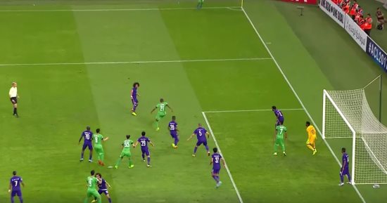 بالفيديو.. هدف رائع لأهلي "عبد الشافى" فى مرمى العين بالشوط الأول