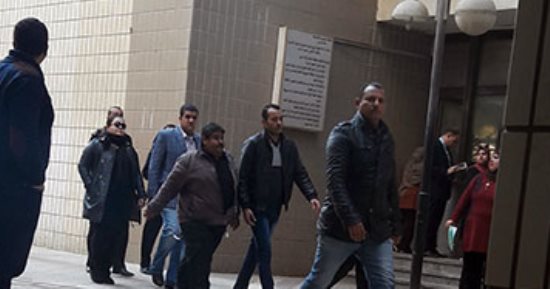 وصول قاضى الحشيش لمحكمة جنايات السويس لسماع النطق بالحكم