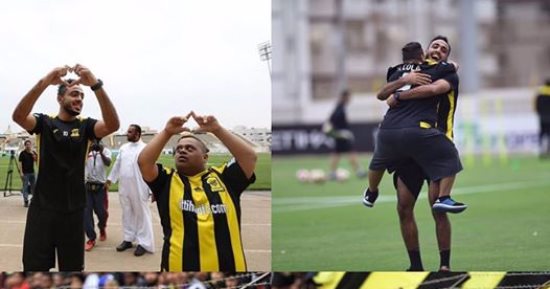 بالفيديو والصور.. كهربا وجماهير اتحاد جدة "علاقة حب لا تنتهى"