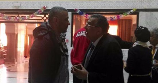 نائب رئيس الاتحاد الدولى للكرة الطائرة يزور "بعثة" الأهلى فى تونس
