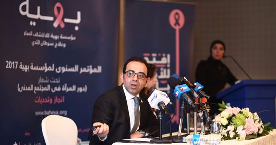 رئيس قسم الأورام بمستشفى بهية: متوقع إصابة 20 ألف سيدة بسرطان الثدى فى 2017