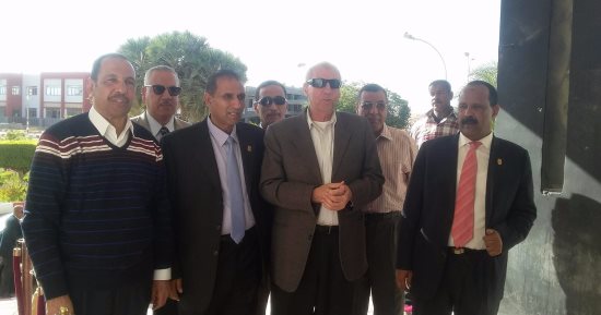 بالصور.. محافظ أسوان يزور الجامعة ويقدم التهنئة لرئيسها الجديد