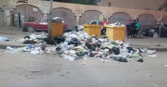 أهالى شارع بالى بمحافظة الإسكندرية يطالبون بتوفير صناديق للقمامة  