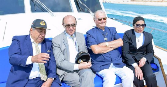 بالصور.. مميش لأمير الدنمارك: قناة السويس الجديدة تجسيد لوحدة الشعب المصرى