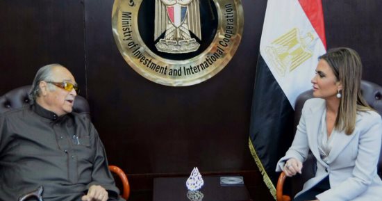 وزيرة الاستثمار والتعاون الدولى تبحث مع صالح كامل زيادة استثماراته فى مصر