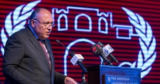 سامح شكرى يلتقى وفد المحكمة الأفريقية لحقوق الانسان بمقر الخارجية غدا