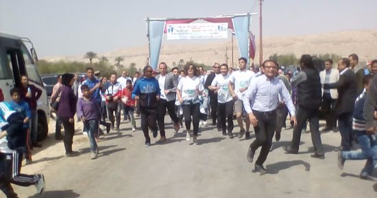 "الشباب والرياضة" بأسوان تنظم ماراثون احتفالا باليوم العالمى لمكافحة الفساد