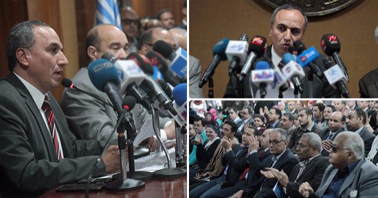بالصور.. عبد المحسن سلامة: الإنجازات تبنى نقابتنا وليس الشائعات.. ويؤكد: حصلت على موافقة لزيادة "بدل الصحفيين".. ووزير الإسكان وافق على تخصيص فدانين لبناء مستشفى للنقابة