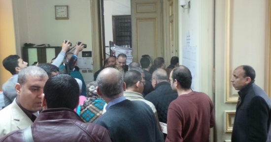 بالصور.. بدء التصويت بانتخابات التجديد النصفى فى نقابة الصحفيين بالإسكندرية