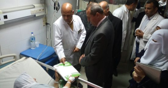 وكيل وزارة الصحة بالدقهلية يقود حملة مكبرة على مستشفى أجا بـ20 إدارة