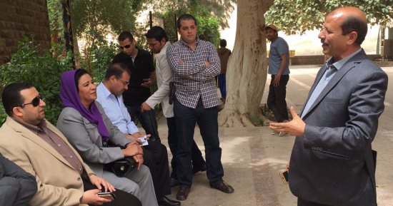 بالصور..وفد برلمانى ينظم زيارة ميدانية للحديقة النباتية بأسوان