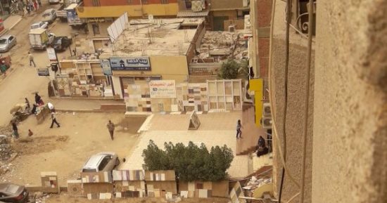 أهالى شارع ترسا فى الهرم يطالبون بنقل محلات السيراميك