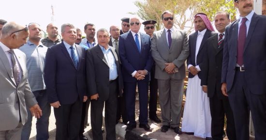 بالفيديو.. محافظ جنوب سيناء ومدير الأمن يتفقد أعمال تطوير منفذ طابا البرى