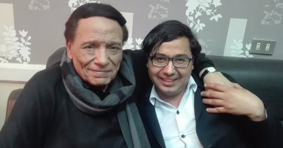 "اليوم السابع" يزور الزعيم عادل إمام فى "لوكيشن" تصوير "عفاريت عدلى علام"