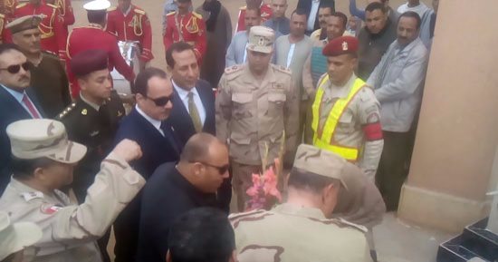 بالصور..محافظ المنوفية يفتتح مدرسة الشهيد إسلام كركيت بقرية شما