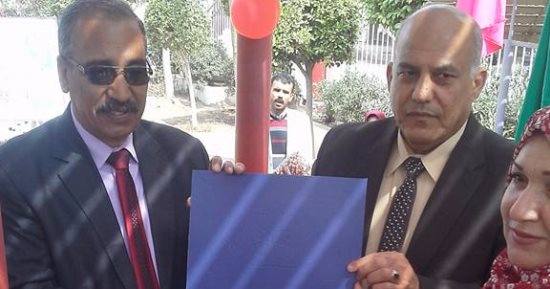 إفتتاح معارض الإدارة التعليمية بمنوف