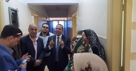 وكيل وزارة الصحة بالدقهلية يتفقد طب الأسرة بكوم النور ودماص