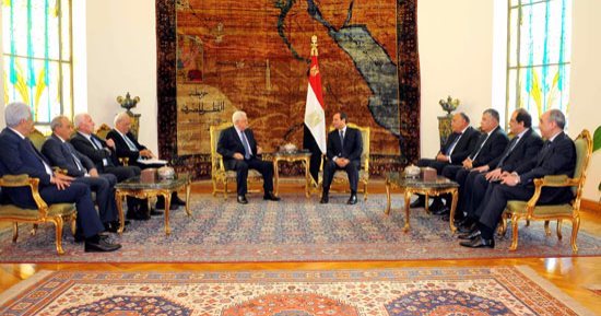 الرئيس السيسي: القضية الفلسطينية ستكون فى صدارة المباحثات مع "ترامب"