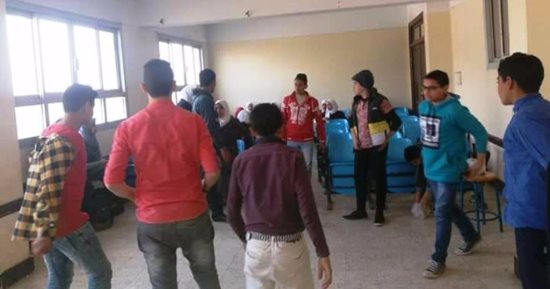 بالصور .. بروفات مسرحية " أبناء الوطن " ببيت ثقافة منوف بالمنوفية
